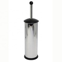 BX Group stainless steel toilet brush with holder strong toilet brush easy cleaning with plastic lid